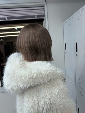 ペレ 渋谷(PELE) ミディアムヘア/暗めカラー/グランマッシュ/渋谷