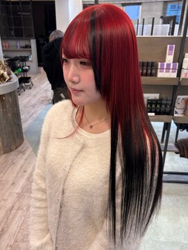 ルーブ トウキョウ(Loob. TOKYO) デザインで魅せる　"レッドルーツカラー"