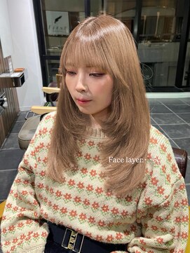 ルアン 大分駅店(ruen) 顔周りレイヤー/艶カラー/透明感カラー/髪質改善