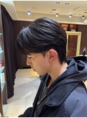 韓国風カルマパーマ メンズカット メンズ韓国ヘア 原宿 表参道