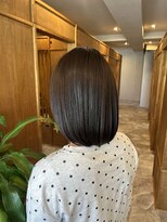 トゥーリ 大野城下大利店(tuuli)&nbsp;柔らかく透けるラベンダーベージュボブ