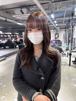 ザシェノンウメダ(THA CHAINON UMEDA) イメチェン/ピンクベージュ/アンブレラカラー/前髪/心斎橋