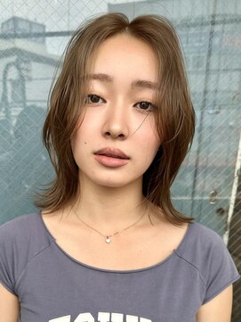 ボコカ(bococa) 30代大人女性ミディアムレイヤー透明感カラー