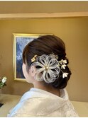 ブライダル 白無垢 ヘアセット