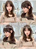 ★GLROW 髪質改善 縮毛矯正 レイヤーカット ミディアムレイヤー
