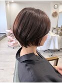 似合わせカット　20代30代40代50代 丸みショートボブ