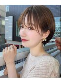 20代30代40代50代丸みとくびれショートカット名古屋小顔前髪白髪