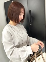 カミエ(kamie) ブラウンボブ×カット&カラー&トリートメントで上品な仕上がり