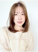 ☆ミディアム　フェイスレイヤーカット 韓国風☆イメチェン