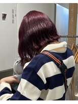 ユニークバイケンジ 町田(unique KENJE) ボブ×秋っぽボルドー