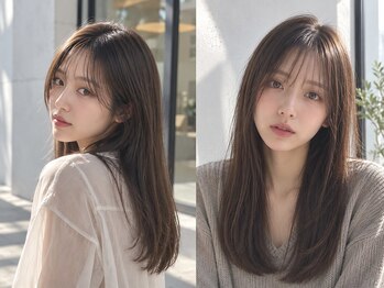 エイム ヘア リンク 長津田店(eim hair rink)の写真/【縮毛矯正コース￥11000~】ロング料なし♪ダメージを抑え真っ直ぐ過ぎないストレートに［長津田/髪質改善］