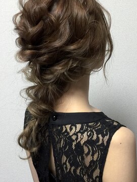 ニコ(nico...) ダウンスタイル 編みおろし☆