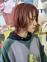トロニー(TLONY) 渋谷TLONY オレンジレッド/stylist miaki