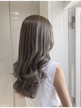 ループ(LOOP) 極細ハイライトグレージュカラー