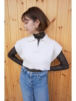 ブゾン(buZon)&nbsp;＊【buZonブゾン】シースルーバング韓国ボブ