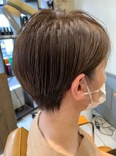 明るめ白髪ぼかしカラー