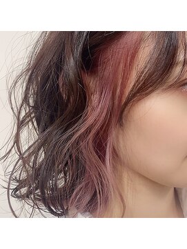 TJ天気予報 1コ 可児店 インナーカラーピンク