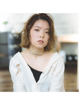 ミル(1001 mille) 前髪なしのボブ×パーマ［1001mille］