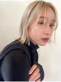white blond BOB