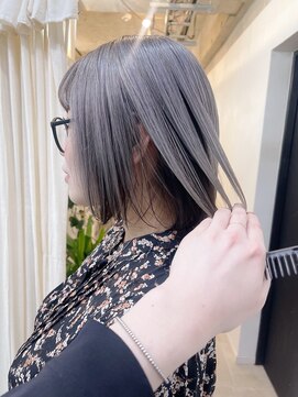 ジゼル 博多筑紫口店(GiseL) umbrella color♪White grey♪