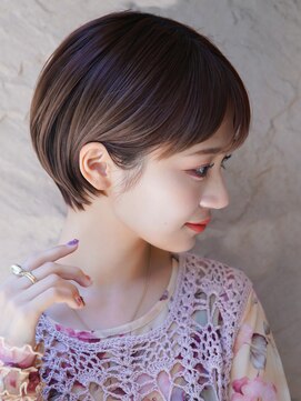 カライング(ing) 大人ショートボブ丸みショートカットマッシュショート前髪あり