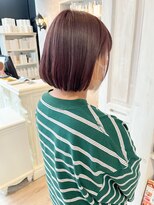 キャアリー(Caary)&nbsp;福山人気caaryピンクラベンダー切りっぱなしイヤリングカラー