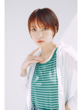 アッシュ 池袋店(Ash) 20代30代40代『丸みが可愛いマッシュショート』 #池袋駅