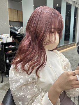 ロンドワン 三宮元町(Lond one) ピンクヘア/ブリーチカラー/神戸で一番ブリーチがうまい！