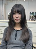 レイヤーカット/ハッシュカット/韓国/