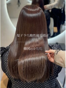 エヌ 大阪梅田店(enu) 髪質改善ストレート/梅田美容院