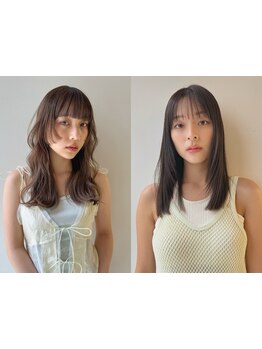 【朝10時前受付OK/仕事帰りも通いやすい♪】オフィスシーンでも浮かない《グレージュカラー×ハイライト》
