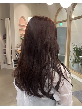 ミレ バイ ルカ(mire by Luca) ブリーチなしのWcolorで"red color"