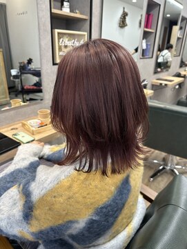 リベストバイジェービー 稲毛(li best. byjb) ホワイトグレージュ/チェリーブラウン/ミニウルフ[稲毛/稲毛駅]