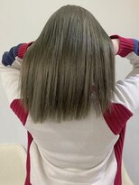 メゾンアクア 表参道(Maison ACQUA)&nbsp;☆ブリーチなしダブルカラー オリーブ オリーブベージュ