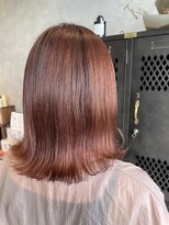 アチーブリス(achieve Liss)&nbsp;オレンジブラウンカラー大人可愛いミディアム20代30代40代