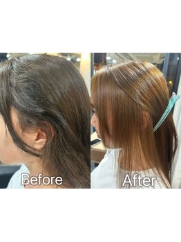 【難波駅 徒歩3分】ブリーチ毛でもできる地毛風ストレートをLAFFで体感しに来てください！