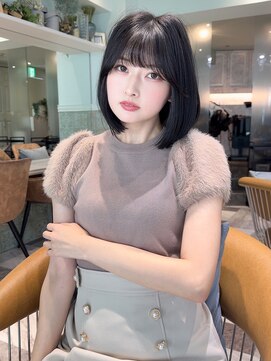 ロンド ロビン 栄(Lond robin) 韓国/前髪/縮毛矯正/レイヤー/ショートボブ