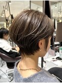 【LA'BO三浦】グレージュくびれショート