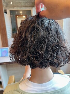 ラレイ ハラジュク(Lalei harajuku) ボブパーマスパイラルパーマウェーブヘア10代20代30代40代50代