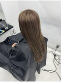 ベースを染めないハイライト