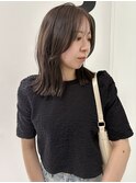 顔まわりレイヤーフェイスレイヤー前髪ロングボブ
