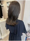 福山美容室caary 明るめベージュイルミナカラー透明感20代30代