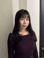 ユニコ(unico)&nbsp;暗髪カラー/ラベンダーグレージュ