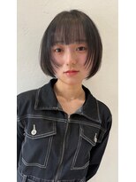 ポイントファイブバイソレイユ 小松店.5 by SOLEIL)&nbsp;ボブ顔まわりレイヤーワイドバンク