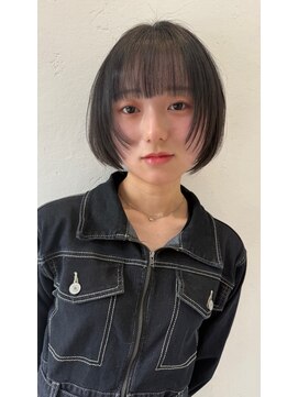 ポイントファイブバイソレイユ 小松店.5 by SOLEIL) ボブ顔まわりレイヤーワイドバンク