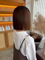 ユラギフロムユイマァル 水島店(YURAGI from YUIMARL)&nbsp;ミニボブ×くすみブラウンカラー