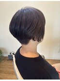 丸みショートボブ