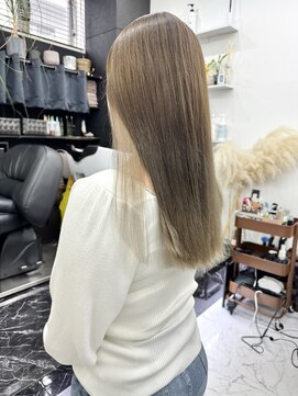 チュダック(ChuDuck) 《ミルクティー》ハイトーン/ケアブリーチ/ダブルカラー/韓国