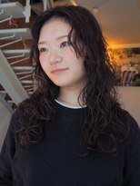 ビュートリアム 鎌倉小町(BEAUTRIUM)&nbsp;パーマ/ハードパーマ/パープルカラー　BEAUTRIUM鎌倉　カギワダ