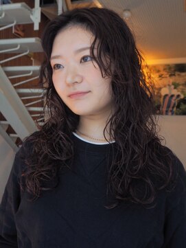 パーマ/ハードパーマ/パープルカラー　BEAUTRIUM鎌倉　カギワダ